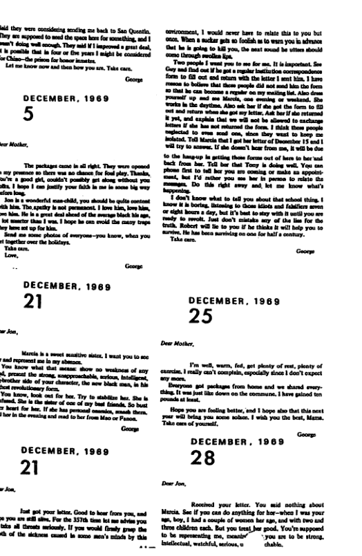 i they v coidcng i e b 0 San Qs ey o 0 B o s o i, s Y ko o, Ty b ot s, & pome Gt e o cr oy i b e " Cino—he o e . Lo e kb v . ek . oo DECEMBER, 1969 b e ot b il it 8 . T kbt pcmta| o b o i, N e e e st e e bk i ot s h .1 b o el ey et 5 o i Ty L —— ot ok b= e DECEMBER. 1969 21 T e | a7 1 me o .1 et o o I ot e i s S B, b ot sy iy . Rt w2 e ey 1 B ke o bl o o e L R o i DECEMBER, 1969 25 Do Mothr, Fin e, wam e, ot ety of e, oy of ne, ey it o, il e 6o ot e e 14 a1 b 1w hind vy T ot e e 8 he i, s i [ty Hopn o w eln Bt 44 1 b s Gt i et e o kg y s 1wy o e, M. T o o o oo DECEMBER, 196 28 e o, Rocivd your e, You mid soihing shout Mo Sec Hyoo can 8 st for ber-when | was your . oy, b coupe o woren bt wihtwo ind o chilrn cch. Bt you et b gocd. You’r mppomd. 0 b mpracing o, tan o e o be s, It wa s bl